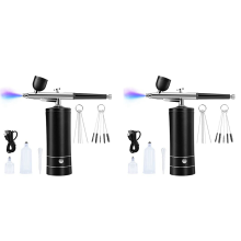 Airbrush készlet, újratölthető airbrush kompresszor, 30 PSI nagynyomású