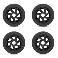 Roues de rechange universelles pour valises à roulettes
