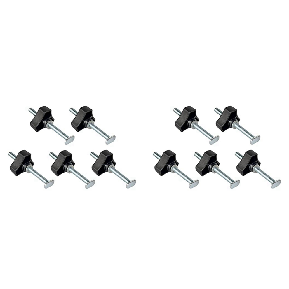 5Pack M8 4Inch T Slot Bolts With Washers T Track For Woodworking Jigs 4852852667186
