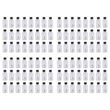 24 sticle goale de lipici cu pensule, 50 ml, pentru meșteșuguri pentru copii