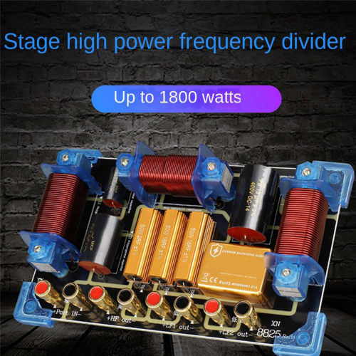 Divisor de frequência de áudio de 1800 W, alto-falante crossover bidirecional de 12/15 polegadas 2