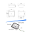 Leitor de código de barras 2D integrado com leitor de código de barras QR USB e interface RS232 TTL 4