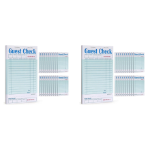 Carnet de cecuri pentru oaspeți, pachet de 20; blocnotesuri pentru chelner, 1000 de bucăți în total