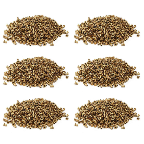 1000Pcs copper Beekeeping Eyelets For Frames Bee Hive Copper Caps