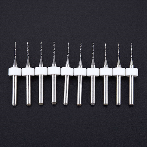 10pcs/Set 0.8mm PCB Print Circuit Board Carbide Mini Drill Bits Tool 2