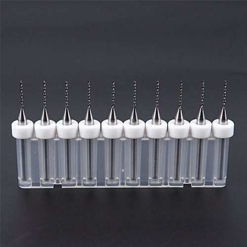 10pcs/Set 0.8mm PCB Print Circuit Board Carbide Mini Drill Bits Tool 1