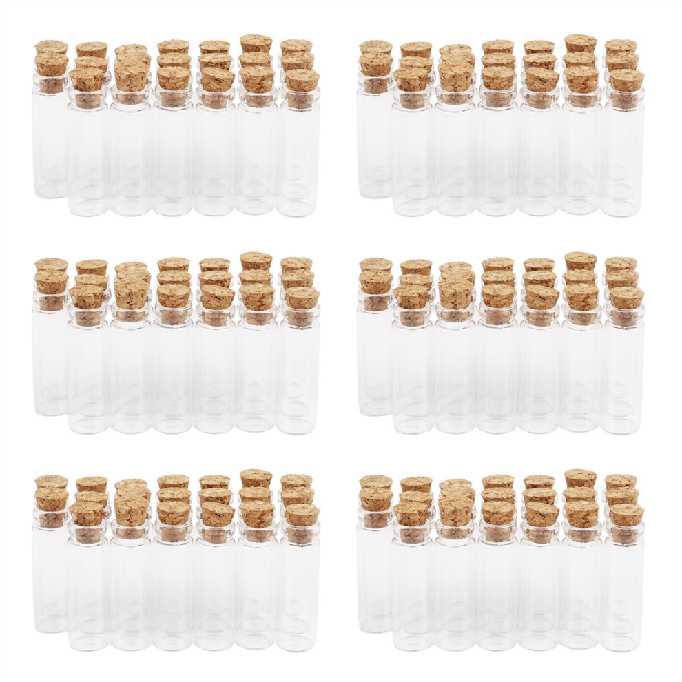 20Pcs 11X32Mm Tiny Mini Empty Clear Cork Glass Bottles Vials 2Ml-image-OPC-PHYX2PS-NEW