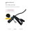 Omnidirectional 3.5mm Lavalier Tie Clip Audio Mic for Camera Phone 5