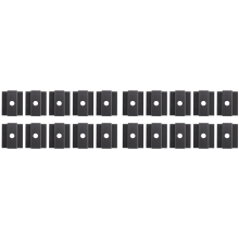 10 x Centre Clamp PV Solar Panels, Module Clamp for All Frame Heights