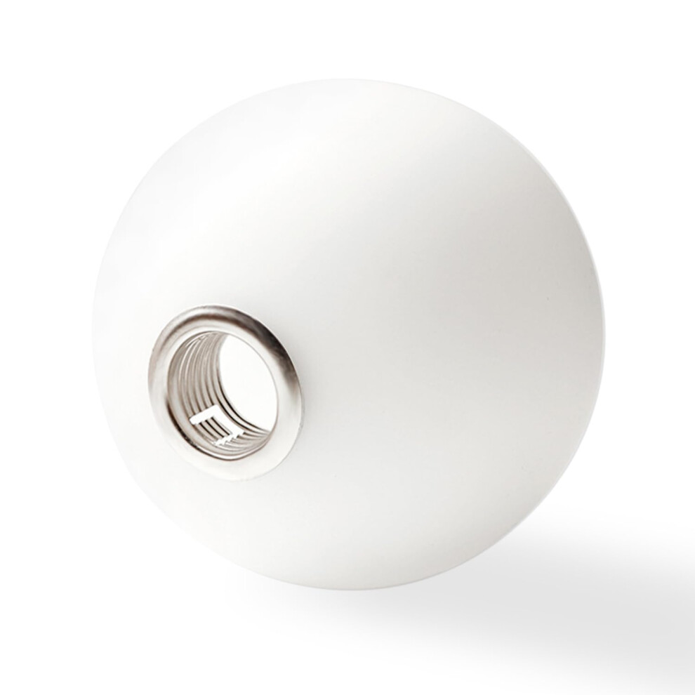 Lighting Fixture Replacement Globes,Replacement Frosted White Glass Shades,Opal White Glass Lamp Shades,G9 Threaded Mouth,Diameter 80mm