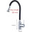 Kitchen Faucet Chrome Black High Arc Kitchen Sink Faucet Deck Mounted 5