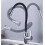 Kitchen Faucet Chrome Black High Arc Kitchen Sink Faucet Deck Mounted 4