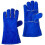 400 Welding Gloves Lined Leather- Blue 1
