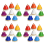 Desk Bells, 8 Notes Diatonic Metal Hand Bells, Rainbow Music Bells 1