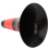 Football Training Cone Soccer Barrier Training Logo Black and Red 2