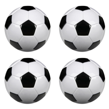 Størrelse 5 profesjonelle treningsfotballer PU-skinn svart hvit