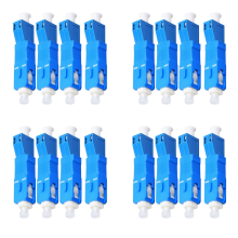 Conector hibrid SC/UPC mascul la LC/UPC femelă, monomod, 9/125µm, pachet de 4