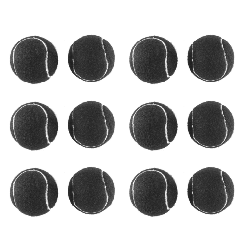 2 bolas de tênis pré-cortadas Walker para proteção de pernas de móveis, pretas