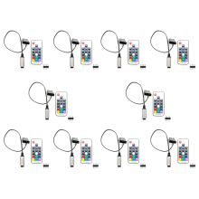 Computerventilatorlyseffektcontroller, 5V 3-benet/12V 4-benet RGB-ventilator