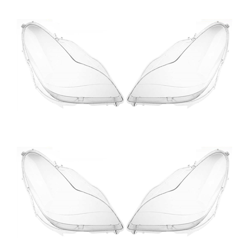 2Pcs Head Lens Cover For W219 Cls350 Cls500 Cls550 2006-11 Light 4852852673446