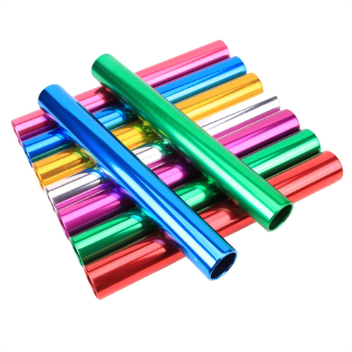 8Pcs Aluminium Staffelstäbe Sportplatz Rennen 1