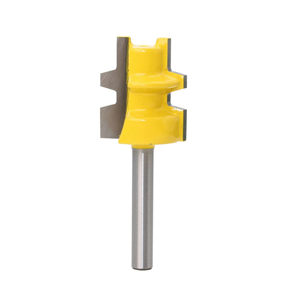 Carbide Milling Cutter Glue Router Bit Mediumsized Reversible 1/4' Handle Woodworking Tool Woodworking Tool Tenon Knife 771239330281