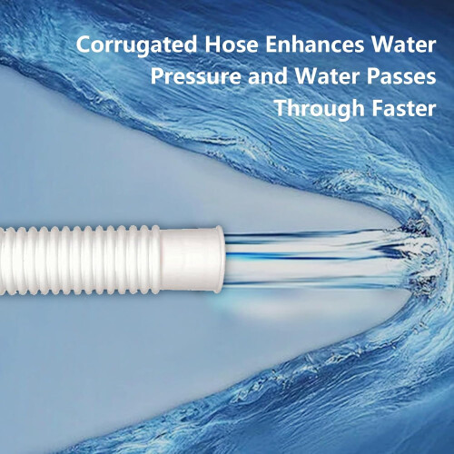 11/2Inch Pool Hoses for Above Ground Pools with Clamps  1.5' Diameter Replacement 1