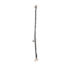 Dog Training Bells Adjustable Strap with 6 Bells Training Tool for Cats Dogs Black
