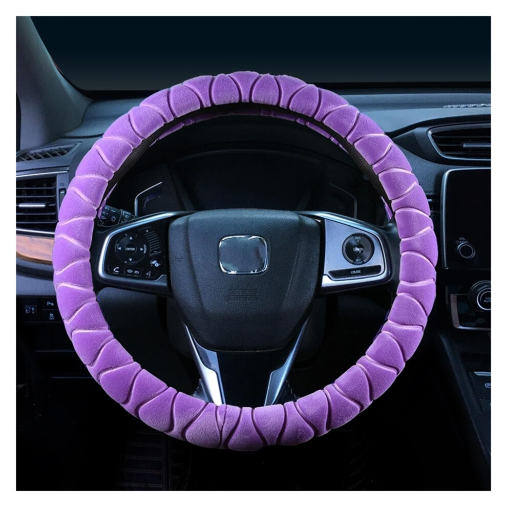 Car Steering Wheel Cover Set Universal Car Steering Wheel Cover Autumn And Winter Plush Soft Skinfriendly Car Interior Gifts (Color : 3) 354398669883