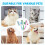 SelfCleaning Pet Hair Removal Comb  OneTouch Release Button Flea Comb  Cat  Dog Brush 3