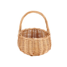 Small Gift Wicker Picnic Basket with Handle,Willow Flower Girl Basket for Weddings,Garden and Home Decor Wicker Storage BasketNatural Ref:KWy