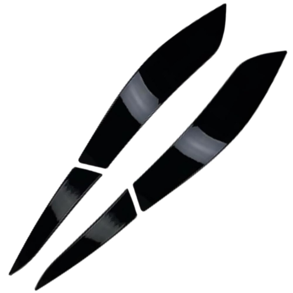 Rear Tail Eyebrow Cover Trim, 2 Pcs For Volkswagen Golf 6 Mk6 Gti R 20092012 (Gloss Black) Light/Black 962121904936