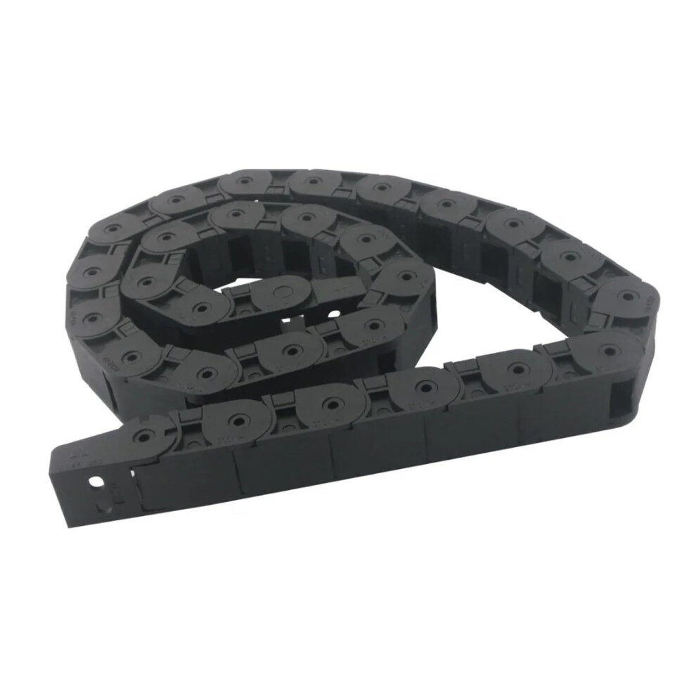 Industrial Equipment Transmission Cha 18 X 18Mm Internal Size 1.01M Plastic Reinforced Nylon Towline Cable Drag Chain Towing Chain 354398671633
