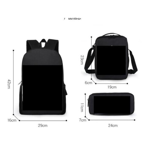 Zaino Minecraft per bambini Zaino unisex Tipo-J 1