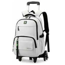 College-Schulrucksack für Jungen mit Trolley, 31 l, modische, leichte Schultasche für Jungen, Schultasche