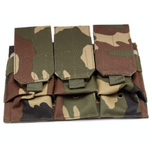 Tactical Triple Magazine Pouch Camouflage Cartridges Clip Carrier