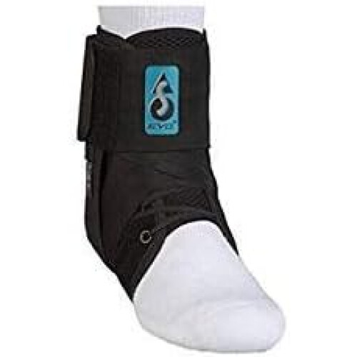 MedSpec ASO EVO Speed Lacer Ankle Brace Stabilizer Black Medium 1