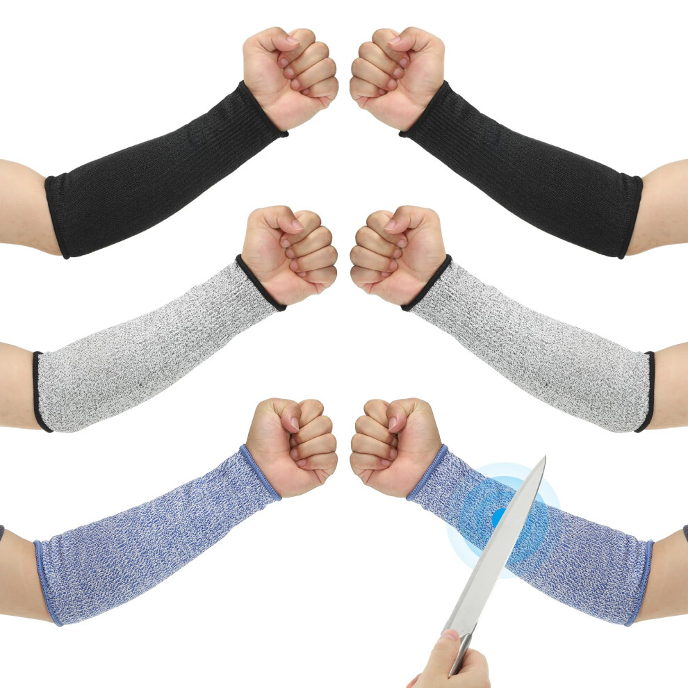 Cut Resistant Sleeve, Arm Safety Protectors Sleeves Forearm Sleeve Hppe Level 5 Protection 354398674795