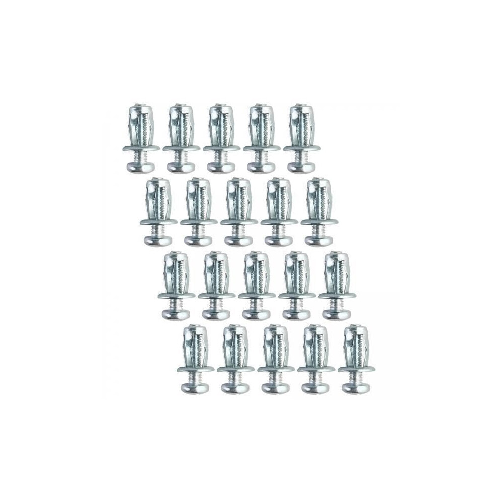 3X20 Pieces Screw Petal Jack Nuts Strong Toughness Wall Installation Fastener Tool Screw Anchors Nut Expansion For Calligraphy Fixing Curta 354398675198