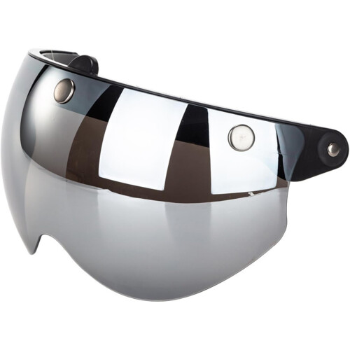 Universal Motorcycles Retro PilotStyle Standard 3 SnapButton Visors Flip Up Down Open Face Helmet Wind Shield T 2