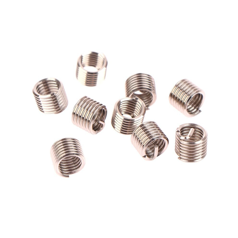 50 Pcs Stainless Steel Helicoil Wire Thread Insert For Thread Repair M6x1.0x1.5d Refï¼Unz 354398677352