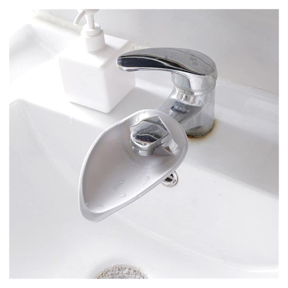 Water Tap Extension Sink Faucet Extender  Washing Device Kids Bathroom Kitchen Sink Silicone Faucet Guide Drop,for Extra Durability(E)