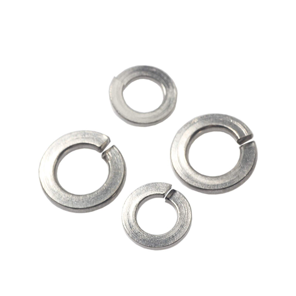 Steel Washers 2 - 100pcs, 304 Stainless Steel, Square & Split Lock Spring Washers M2 - M20-image-OPC-PHYXNZH-NEW