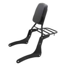 Motorcycle Accessories Sissy Bar Backrest With Luggage Rack Pad Compatible For Kawasaki Vulcan 900 VN900 Custom Classic 1996