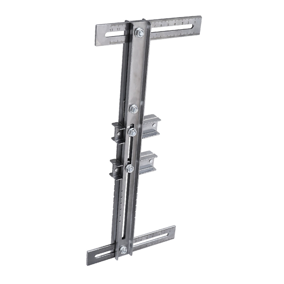 Stainless Steel Closet Rod Locator Cabinet Jig Template 4651326932726