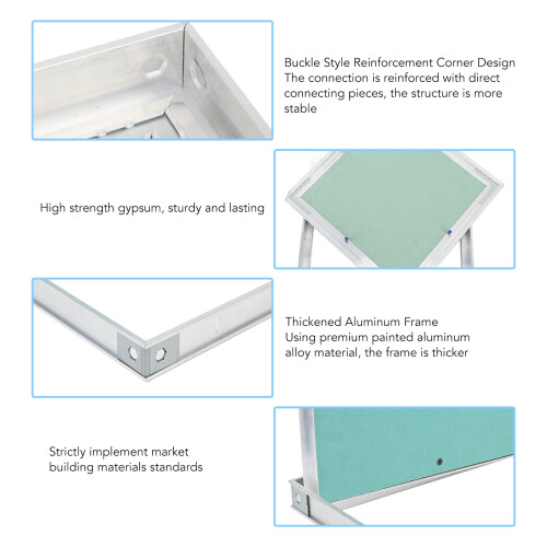Access Panel Aluminum Alloy Frame Gypsum Board 300x300mm 2