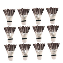 12 Pack Badminton Shuttlecocks Birdies for Glow Dark Play Nylon Shuttlecocks for Sports Training