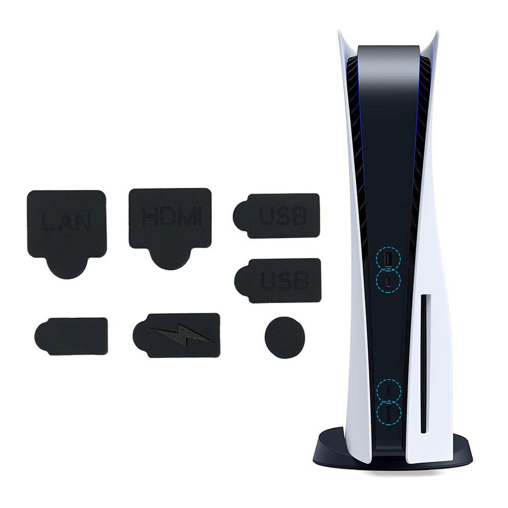 Dust Plug Dustproof Usb Lan Charging Port Cover Fit Fit For Ps 5 Game Anti-Dust Plug 354398684008