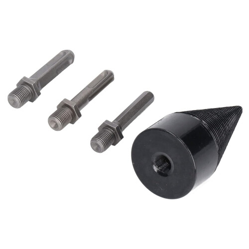 Firewood Log Splitter Drill, Wood Splitter Drill Bit, Efficient Firewood Log Splitter Bit Set with Ti Coating 2