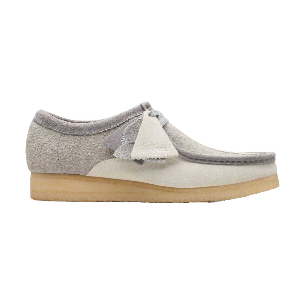 (10.5 UK, Grey) Clarks Originals Mens Wallabee Suede Boat Shoes